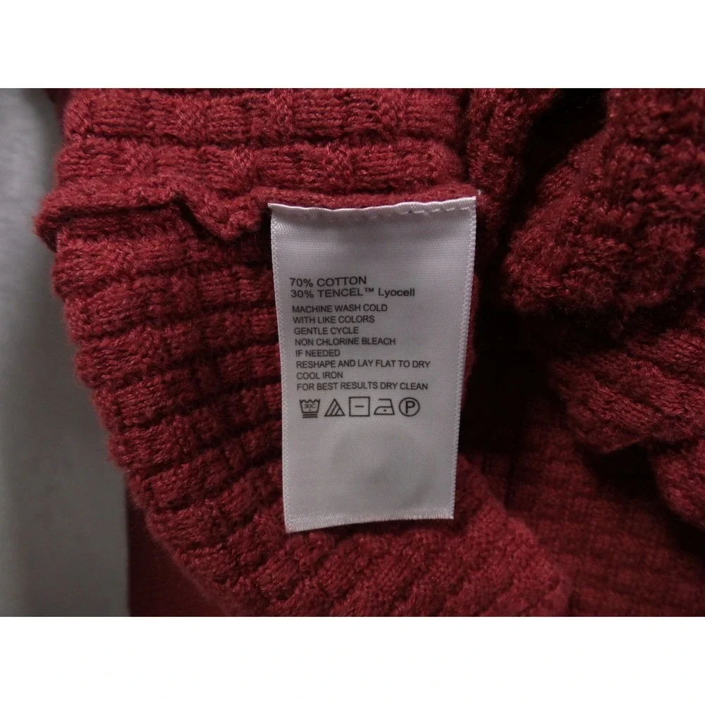 Tommy‎ Bahama Sweater Mens Size Extra Large Red Pullover Knit Mock Neck